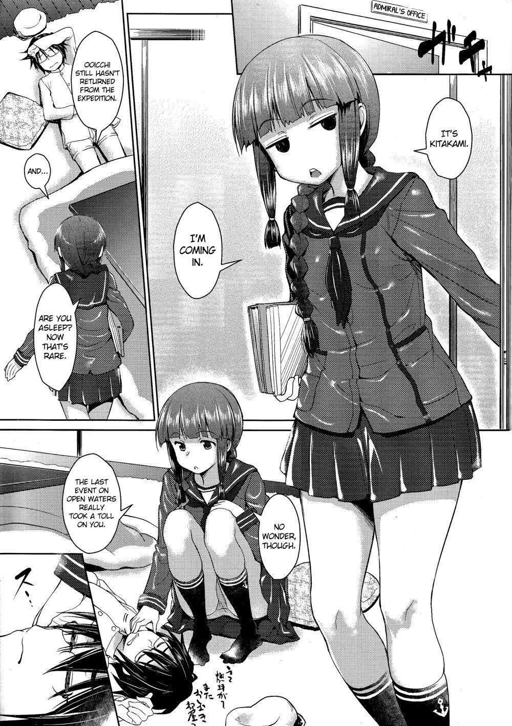 Hentai Manga Comic-Secretary Ship Kitakami-sama-Read-2